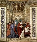 Melozzo da Forli Sixtus IV Founding the Vatican Library china oil painting reproduction